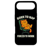 Custodia per iPhone Air Citazione divertente Born to Nap Lazy