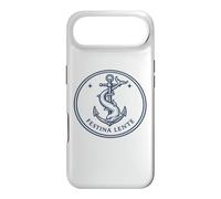 Custodia per iPhone Air Citazione Latina Festina Lente Ancora e Delfino Emblema