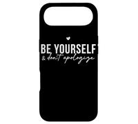 Custodia per iPhone Air Citazione motivazionale "Be Yourself And Dont Apologize"