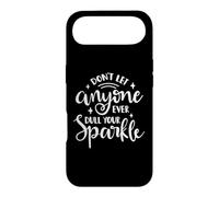 Custodia per iPhone Air Citazione motivazionale "Don't Let Anyone Ever Dull Your Sparkle
