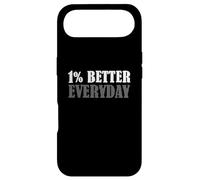Custodia per iPhone Air Citazione motivazionale One Percent Better-Everyday Saying