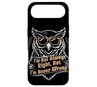 Custodia per iPhone Air Citazione sarcastica I'm Not Always Right But I'm Never Wrong