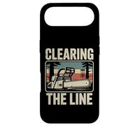 Custodia per iPhone Air Clearing The Line - Disco da golf da uomo per amanti del golf