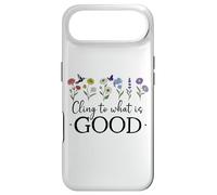 Custodia per iPhone Air Cling to What is Good God Christian Bible Verse Romans 12:9