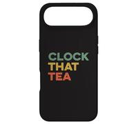 Custodia per iPhone Air Clock That Tea Meme Teen Lie Tween Gen Z Slang Verità e pettegolezzi