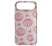 Custodia per iPhone Air Coastal Beach Summer Ocean Seashell Aesthetic Pink