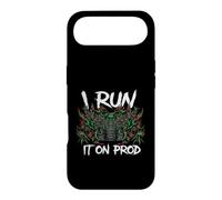 Custodia per iPhone Air Coder DevOps I Run It On Prod Hacker Skull