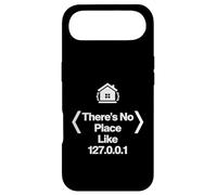 Custodia per iPhone Air Codificatore divertente con scritta "Theres No Place Like 127001"