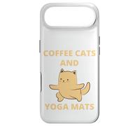 Custodia per iPhone Air Coffee Cats & Yoga Mats Warrior Two per yogi