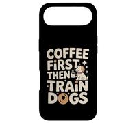 Custodia per iPhone Air Coffee First Then Train Dog Trainer