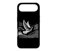 Custodia per iPhone Air Colombaccio arte lineare Vogelkundler