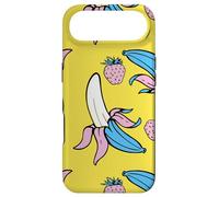Custodia per iPhone Air Colorato Banana Fragola Pop Art Pattern Frutta Blu Giallo