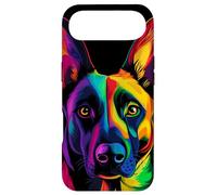 Custodia per iPhone Air Colorato Belgian Malinois Lover Brave Dog Nero