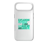 Custodia per iPhone Air Colore acqua verde chiaro Go Ahead, Judge Me Teal Aqua Graphic