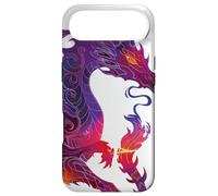 Custodia per iPhone Air Colori vivaci Viola Rosso Arancione Fire Dragon