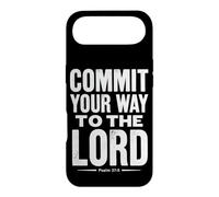 Custodia per iPhone Air Commit Your Way To The Lord Salmo 37:5 Versetto della Bibbia