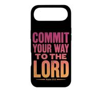 Custodia per iPhone Air Commit Your Way To The Lord Salmo 37:5 Versetto della Bibbia