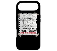 Custodia per iPhone Air Compiti a casa uccide alberi primo ultimo giorno di scuola studenti scherzo