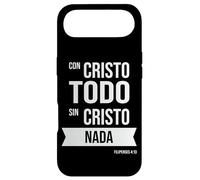 Custodia per iPhone Air Con Cristo todo, sin Cristo nada