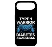 Custodia per iPhone Air Consapevolezza del diabete del controller del giocatore blu guerriero di tipo 1