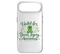 Custodia per iPhone Air Consapevolezza del trauma cranico a sostegno delle lesioni cerebrali United Survivor Ribbon