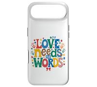 Custodia per iPhone Air Consapevolezza dell'autismo L'amore non ha bisogno di parole Puzzle