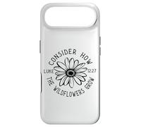 Custodia per iPhone Air Considera come i fiori selvatici crescono Inspirational Luca 12:27