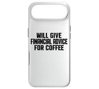 Custodia per iPhone Air Consulente finanziario, Divertente dare consigli finanziari per il caffè