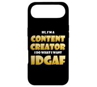 Custodia per iPhone Air Content Creator IDGAF Meme Video Content Creation Cosplay