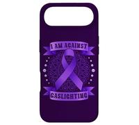 Custodia per iPhone Air Contro il gaslighting, Mandala, fiocco viola