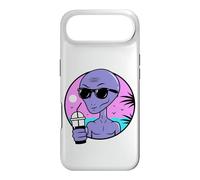 Custodia per iPhone Air Cool Alien Drinking Summer Juice Illustration Graphic Design