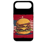 Custodia per iPhone Air Cool America Burger Costume in colori patriottici