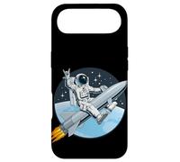 Custodia per iPhone Air Cool Astronaut Riding a Launch Rocket Illustration