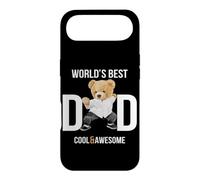 Custodia per iPhone Air Cool Awesome World's Best Dad Ever, Dad Teddy Bear Graphic