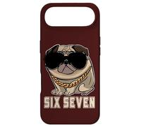 Custodia per iPhone Air Cool Boss Retro Occhiali da sole Gen Alpha Pug Meme Six Seven Dog