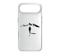 Custodia per iPhone Air Cool Lone Man Walking to the Mountains Design Gift Uomo Donna