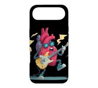 Custodia per iPhone Air Cool Rock Heart con battiti e occhiali da sole per gli amanti della chitarra