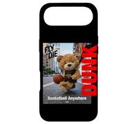 Custodia per iPhone Air Cool Teddy Bear Playing Basketball Illustration Graphic
