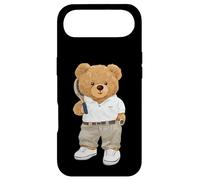 Custodia per iPhone Air Cool Teddy Bear Playing Tennis Illustration Graphic Designs