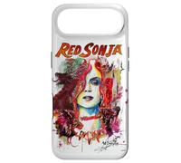 Custodia per iPhone Air Copertina a fumetti rossa di Sonja Matt Brooks Warrior Woman Pop Art Fine
