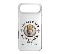 Custodia per iPhone Air Corpo e Sangue di Cristo Prima Comunione Eucaristia Pane