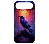 Custodia per iPhone Air Corvo mistico nella foresta incantata