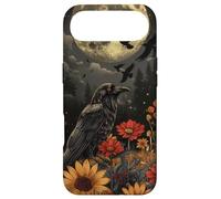 Custodia per iPhone Air Corvo Notte Stelle Boho Corvo Luna Piena Fiori