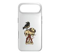 Custodia per iPhone Air Corvo Teschio Cartoon Gotico Horror Candela Arte