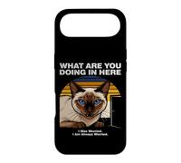 Custodia per iPhone Air Cosa stai facendo qui Gatto Siamese Ansioso