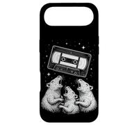 Custodia per iPhone Air Cosmic VHS Tape With Howling Retro Rats Fantasy