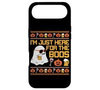 Custodia per iPhone Air Costume divertente per Halloween con scritta "I'm just here for the boos"