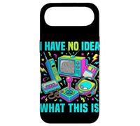 Custodia per iPhone Air Costume per bambini e ragazze con scritta "I Have No Idea What This Is 90s Boys 80s