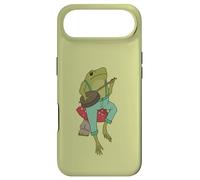 Custodia per iPhone Air Cottagecore Frog - Cute Frog Playing Banjo on Mushroom