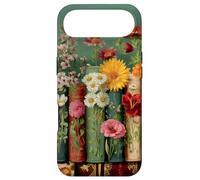 Custodia per iPhone Air Cottagecore - Libreria con fiori di campo vintage